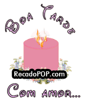 Vela acesa para uma tarde apaixonante.