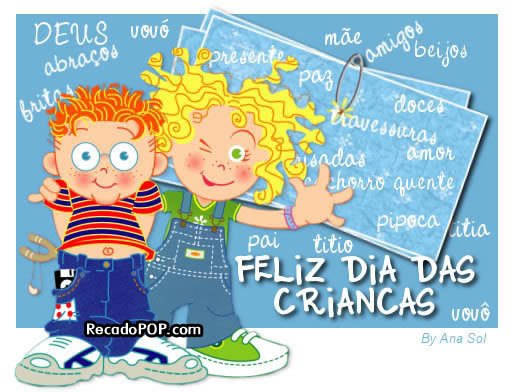 Feliz dia das crianas!