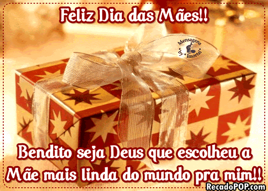 Bendito seja Deus que escolheu a Me mais linda do mundo para mim! Feliz Dia das Mes!