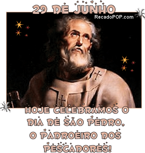 29 de Junho: Hoje celebramos o Dia de So Pedro, o padroeiro dos pescadores!